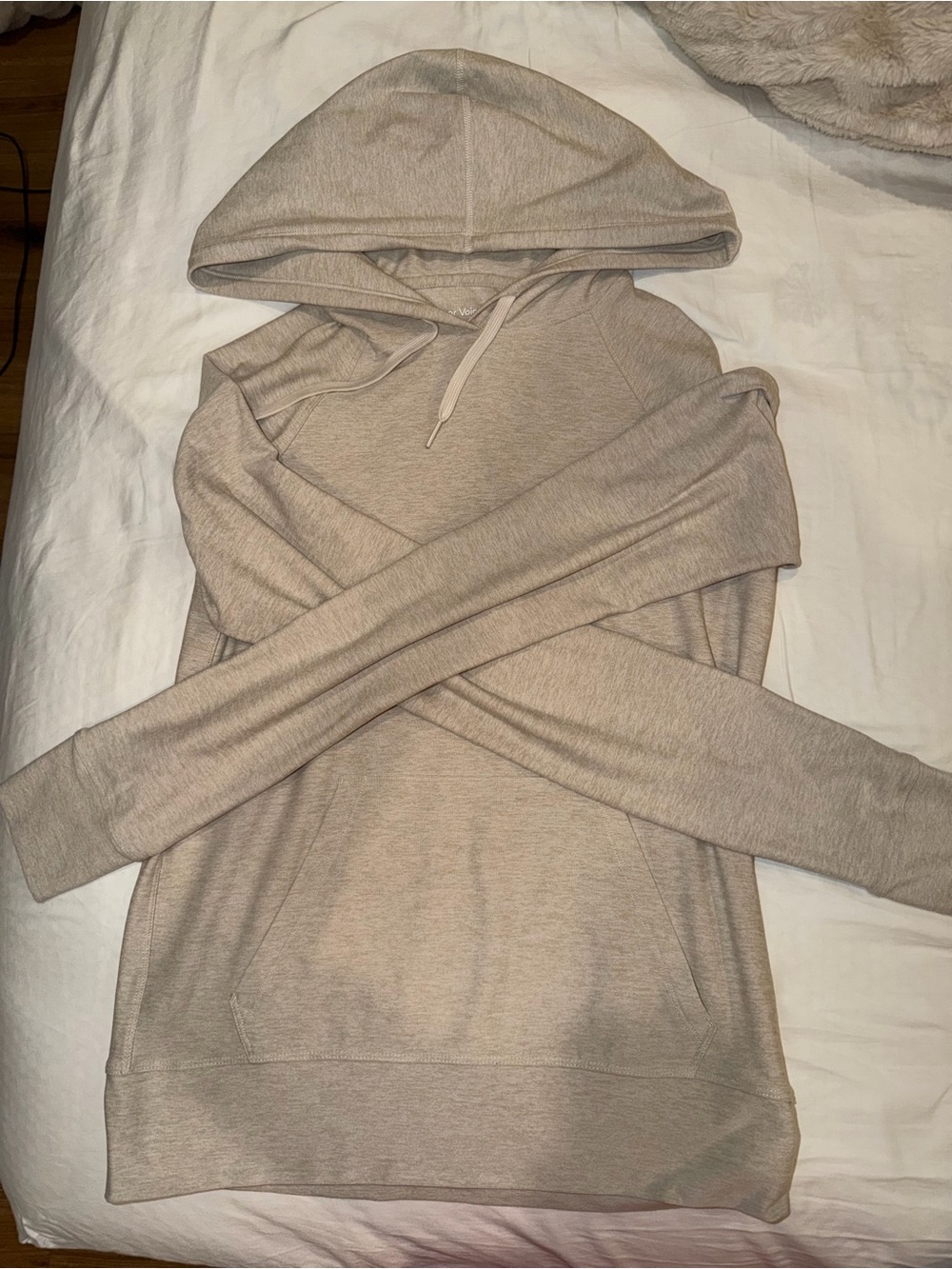 Outdoor Voices Cream Hoodie and matching Pants
